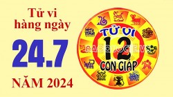 Tử vi hôm nay, xem tử vi 12 con giáp hôm nay ngày 24/7/2024: Tuổi Thân tình duyên tốt đẹp