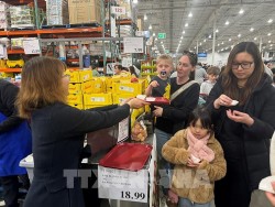 Lần đầu tiên quả vải Việt Nam lên kệ chuỗi siêu thị bán sỉ nổi tiếng Costco tại Australia