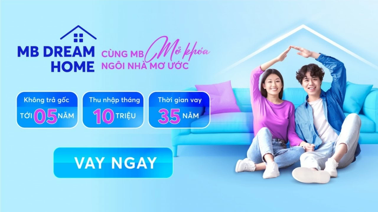 MB tung gói vay mua nhà miễn trả gốc trong 5 năm đầu – hàng trăm bạn trẻ đã hiện thực hóa ước mơ an cư MB tung gói vay mua nhà miễn trả gốc trong 5 năm đầu – hàng trăm bạn trẻ đã hiện thực hóa ước mơ an cư