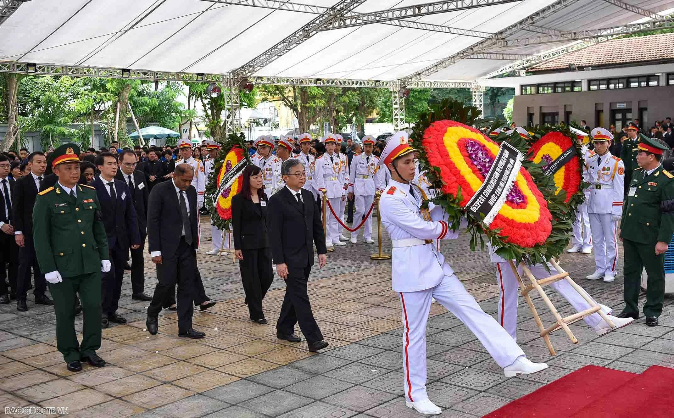 Bạn bè quốc tế tiễn biệt Tổng Bí thư Nguyễn Phú Trọng Bạn bè quốc tế tiễn biệt Tổng Bí thư Nguyễn Phú Trọng