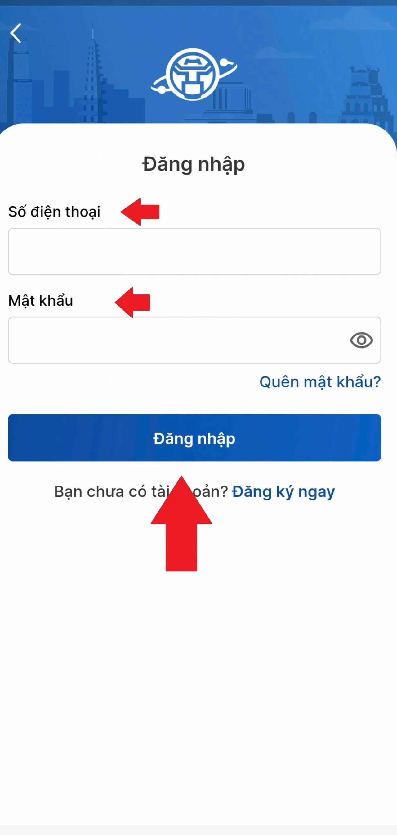 Hướng dẫn cách đăng ký tài khoản trên ứng dụng iHanoi mới nhất Hướng dẫn cách đăng ký tài khoản trên ứng dụng iHanoi mới nhất