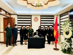 Đại sứ quán Việt Nam tại Philippines tổ chức lễ viếng Tổng Bí thư Nguyễn Phú Trọng