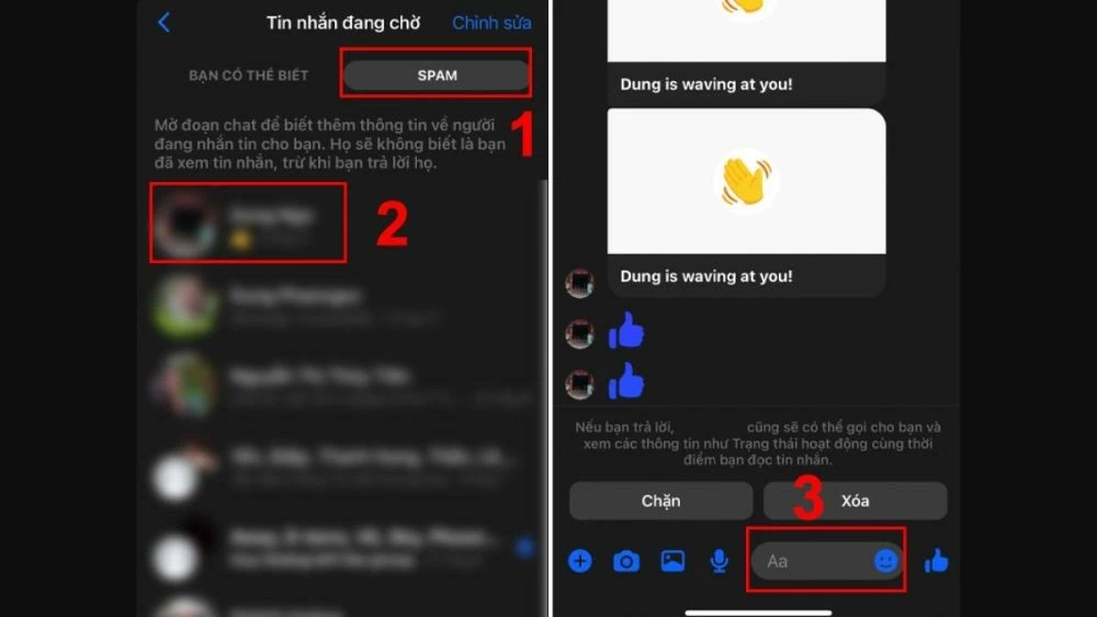 Dễ dàng xem tin nhắn ẩn trên Messenger của điện thoại và máy tính Dễ dàng xem tin nhắn ẩn trên Messenger của điện thoại và máy tính