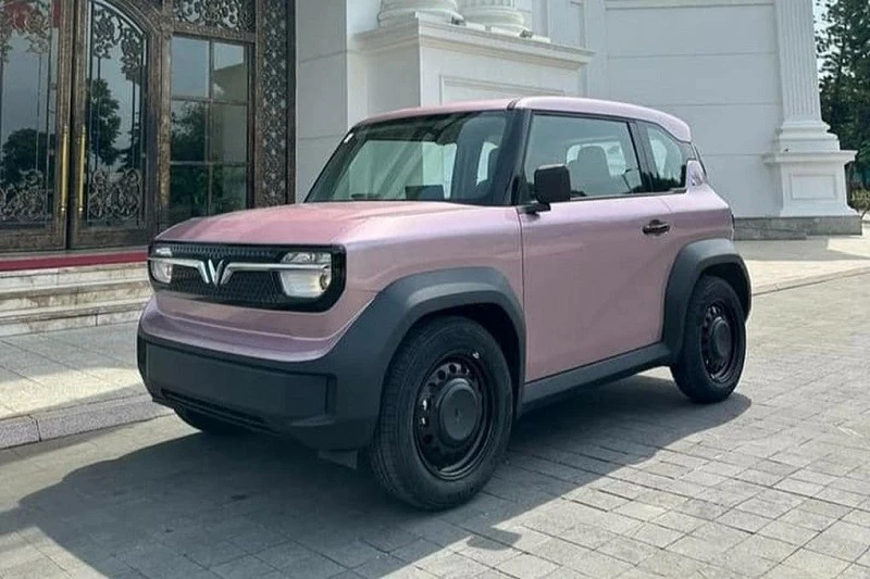 Chiếc VinFast VF 3 được cho là bản thương mại. Chiếc VinFast VF 3 được cho là bản thương mại.