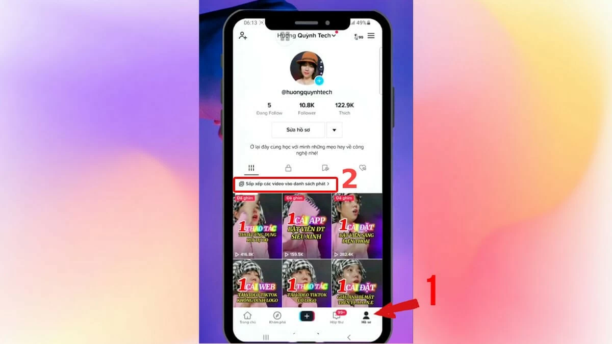 Tạo album danh sách phát trên TikTok siêu đơn giản Tạo album danh sách phát trên TikTok siêu đơn giản