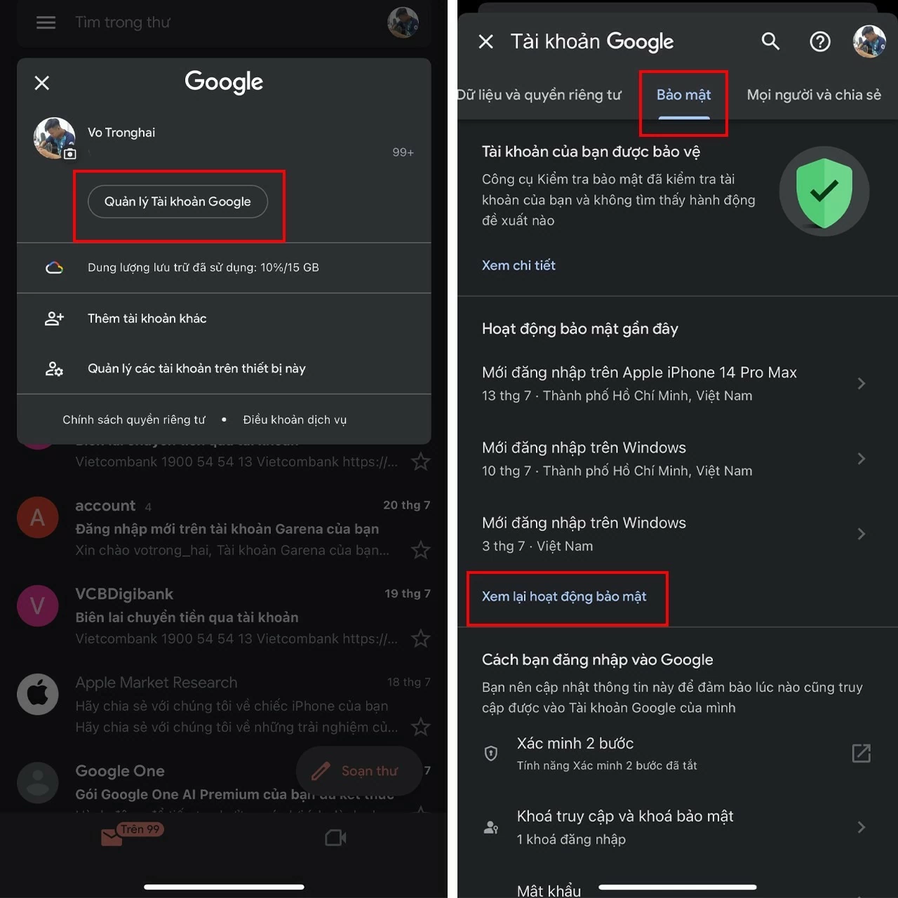 Cách xem lịch sử đăng nhập Gmail giúp quản lý và bảo vệ tài khoản Cách xem lịch sử đăng nhập Gmail giúp quản lý và bảo vệ tài khoản