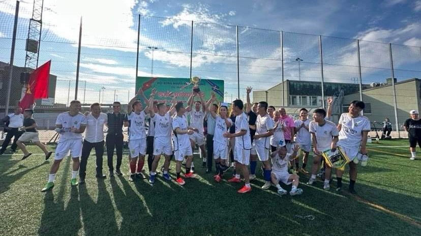 Tưng bừng giải bóng đá người Việt tại Thụy Điển năm 2024