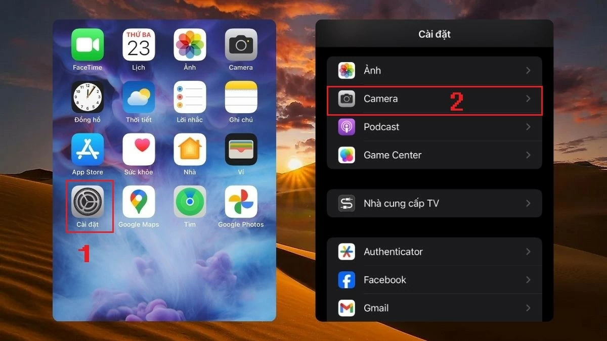 Bật lưới camera iPhone đơn giản và dễ thực hiện nhất Bật lưới camera iPhone đơn giản và dễ thực hiện nhất