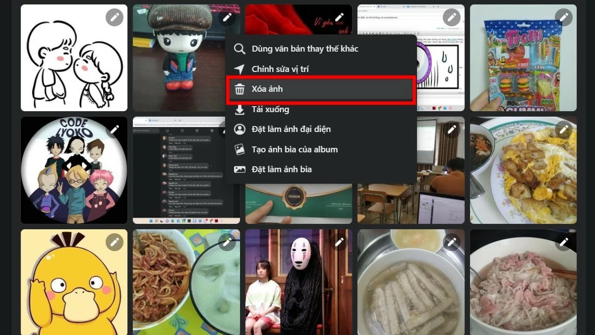 Xóa ảnh trên Facebook bằng điện thoại và máy tính Xóa ảnh trên Facebook bằng điện thoại và máy tính