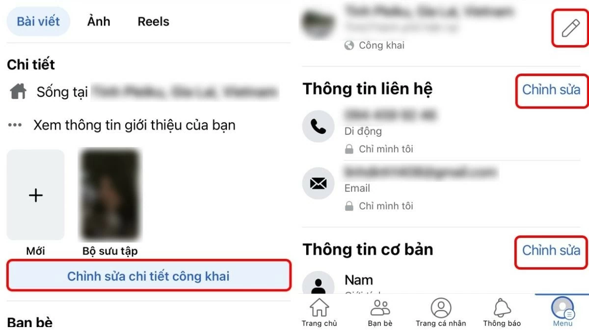Chỉnh sửa thông tin cá nhân trên Facebook cực đơn giản Chỉnh sửa thông tin cá nhân trên Facebook cực đơn giản