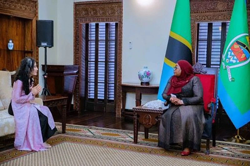 Đại sứ Vũ Thanh Huyền trình Thư ủy nhiệm lên Tổng thống Tanzania Đại sứ Vũ Thanh Huyền trình Thư ủy nhiệm lên Tổng thống Tanzania