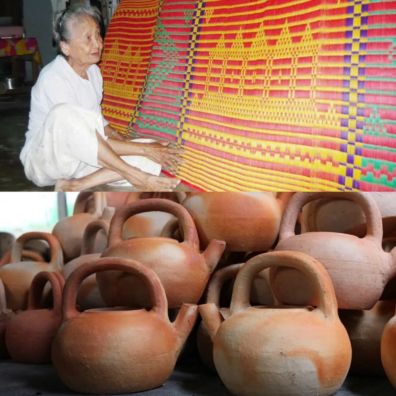 Nghề làm gốm ở Sa Huỳnh và nghề làm chiếu Cà Hom là Di sản văn hóa phi vật thể quốc gia Nghề làm gốm ở Sa Huỳnh và nghề làm chiếu Cà Hom là Di sản văn hóa phi vật thể quốc gia