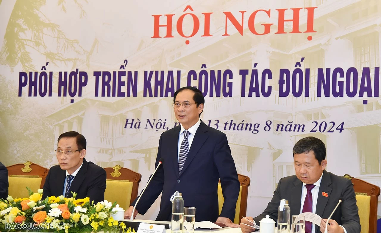 Phối hợp triển khai hiệu quả công tác giữa 4 cơ quan đối ngoại Phối hợp triển khai hiệu quả công tác giữa 4 cơ quan đối ngoại