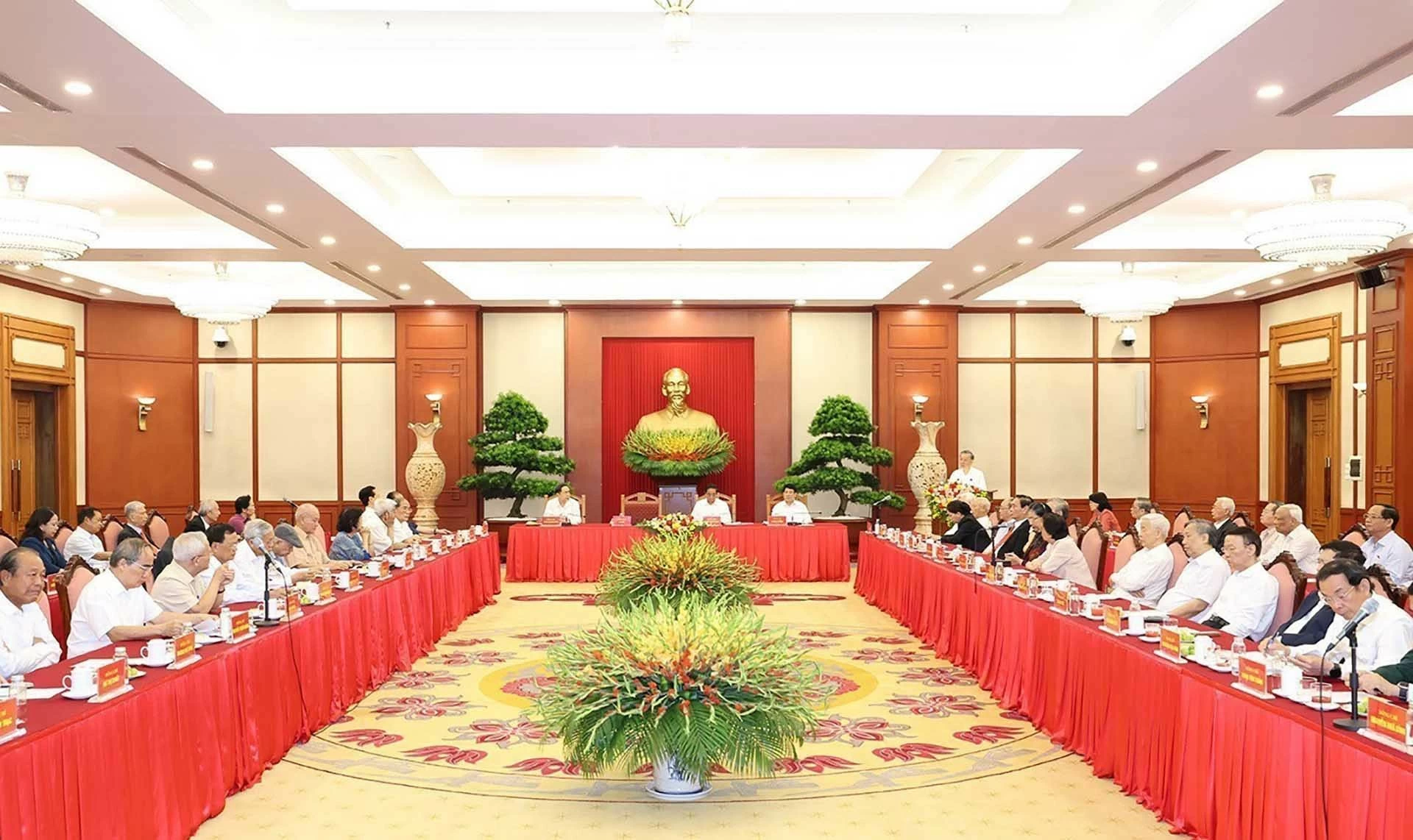 Toàn cảnh hội nghị. (Nguồn: TTXVN) Toàn cảnh hội nghị. (Nguồn: TTXVN)