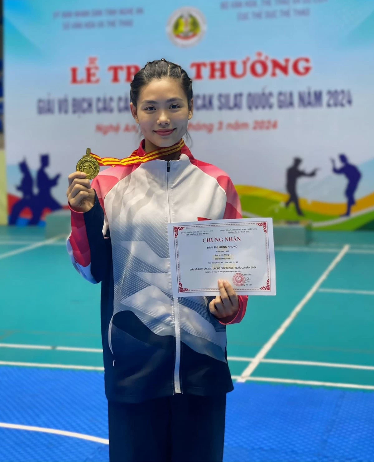 Hoa hậu Du lịch Bản sắc Việt Nam 2024: VĐV võ gậy Đào Thị Hồng Nhung giành giải phụ Người đẹp thể thao Hoa hậu Du lịch Bản sắc Việt Nam 2024: VĐV võ gậy Đào Thị Hồng Nhung giành giải phụ Người đẹp thể thao