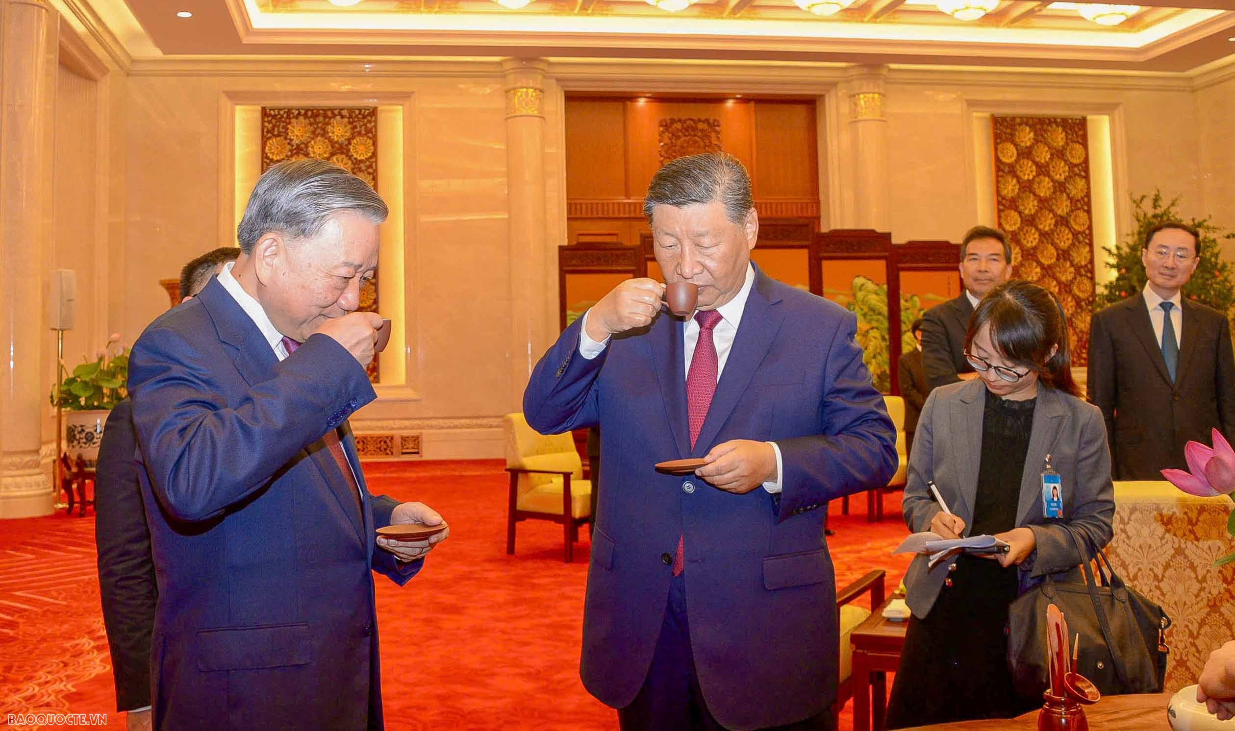 Trung Quốc dành nhiều biệt lễ để đón tiếp Tổng Bí thư, Chủ tịch nước Tô Lâm và Phu nhân Trung Quốc dành nhiều biệt lễ để đón tiếp Tổng Bí thư, Chủ tịch nước Tô Lâm và Phu nhân