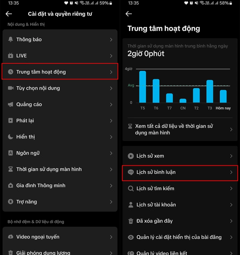 Xem lại bình luận của mình trên TikTok nhanh chóng nhất Xem lại bình luận của mình trên TikTok nhanh chóng nhất