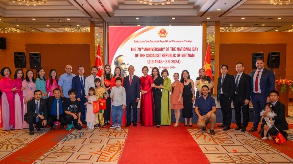 Đại sứ quán Việt Nam tại Thổ Nhĩ Kỳ tổ chức lễ kỷ niệm 79 năm Quốc khánh