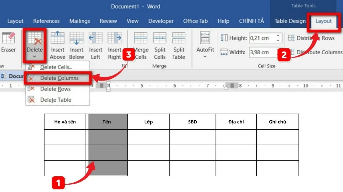 Cách thêm cột trong Word chi tiết cho các phiên bản 2010, 2013, 2016 Cách thêm cột trong Word chi tiết cho các phiên bản 2010, 2013, 2016