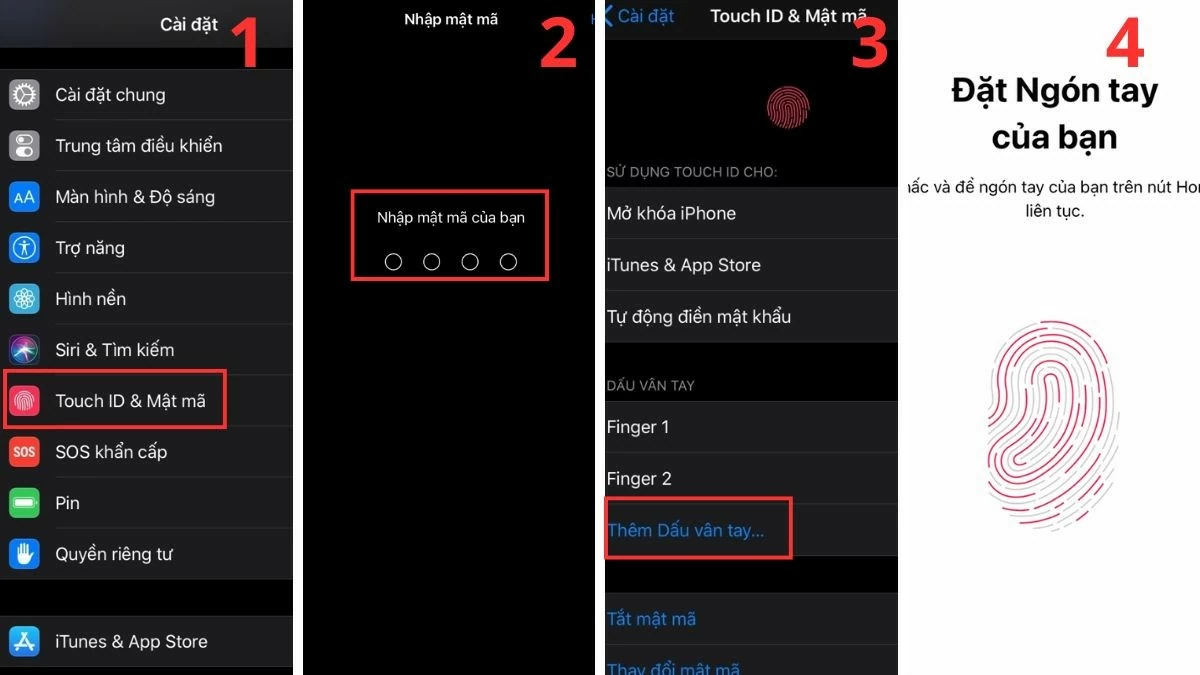 Cài mật khẩu iPhone màn hình khóa nhanh chóng Cài mật khẩu iPhone màn hình khóa nhanh chóng
