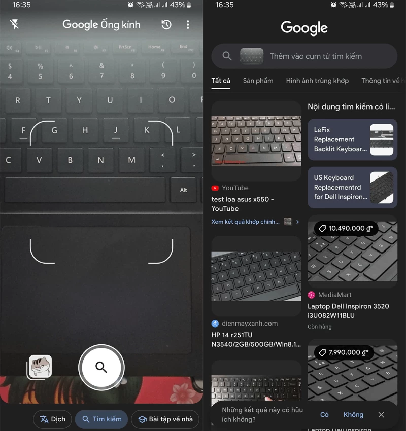 Tra cứu thông tin dễ dàng với Google Lens trên điện thoại và máy tính Tra cứu thông tin dễ dàng với Google Lens trên điện thoại và máy tính