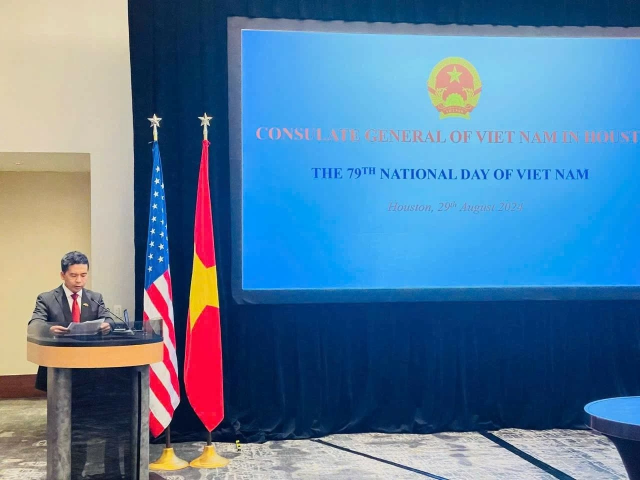 Kỷ niệm 79 năm Quốc khánh: Tổng lãnh sự quán Việt Nam tại Houston vui Tết Độc lập Kỷ niệm 79 năm Quốc khánh: Tổng lãnh sự quán Việt Nam tại Houston vui Tết Độc lập