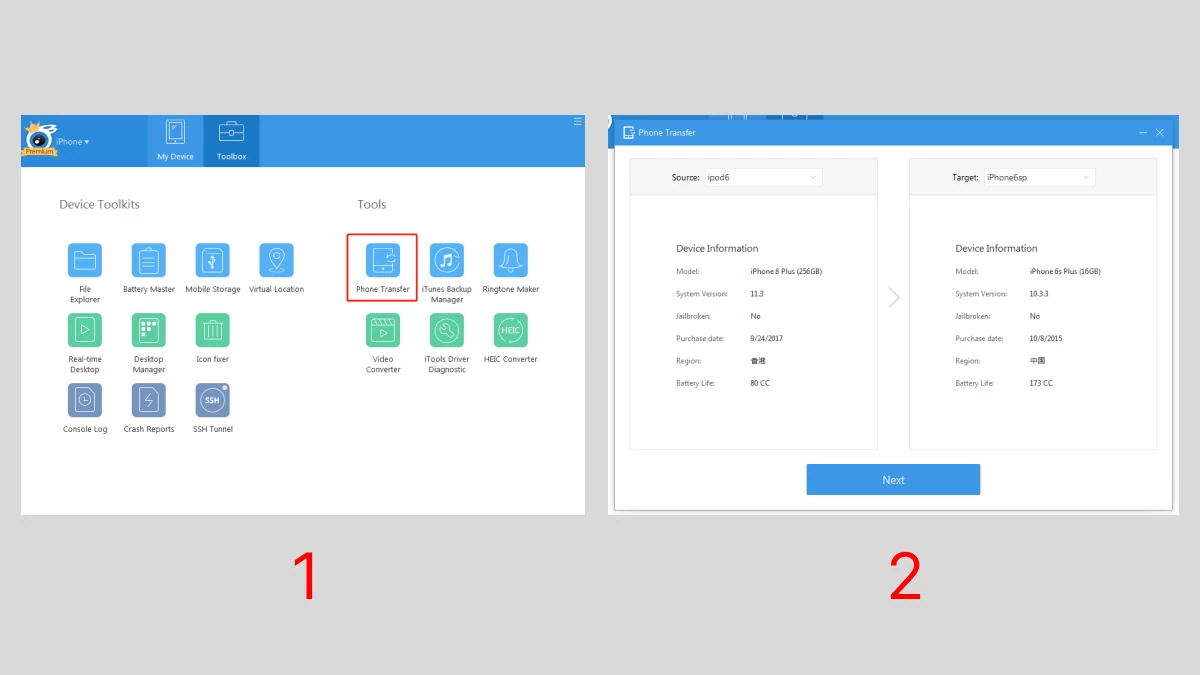 Cách chuyển dữ liệu giữa hai iPhone nhanh chóng Cách chuyển dữ liệu giữa hai iPhone nhanh chóng