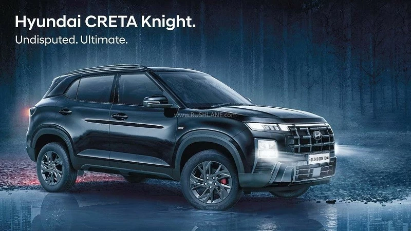 Cận cảnh Hyundai Creta Knight 2024 ra mắt tại Ấn Độ, giá từ 427 triệu đồng Cận cảnh Hyundai Creta Knight 2024 ra mắt tại Ấn Độ, giá từ 427 triệu đồng