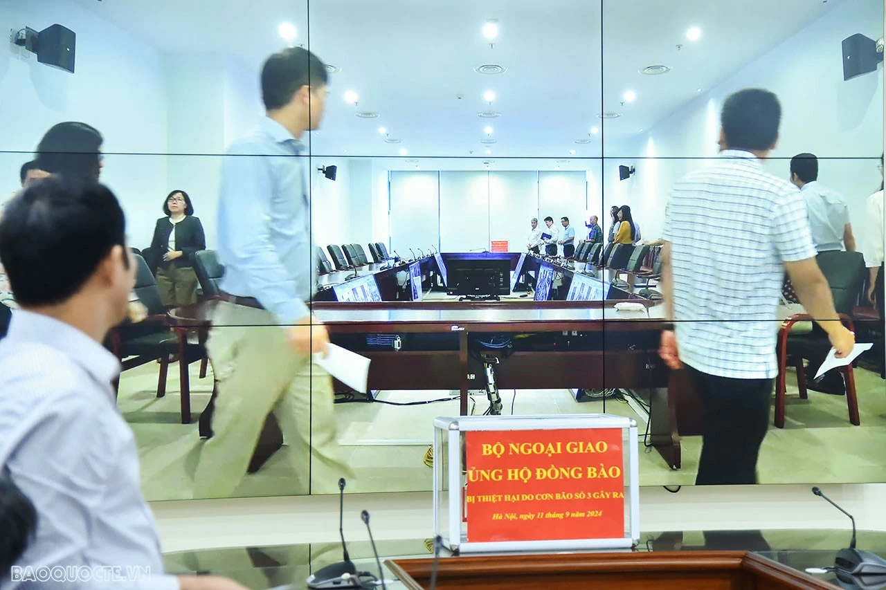 Bộ Ngoại giao phát động ủng hộ đồng bào bị thiệt hại do cơn bão số 3 gây ra Bộ Ngoại giao phát động ủng hộ đồng bào bị thiệt hại do cơn bão số 3 gây ra