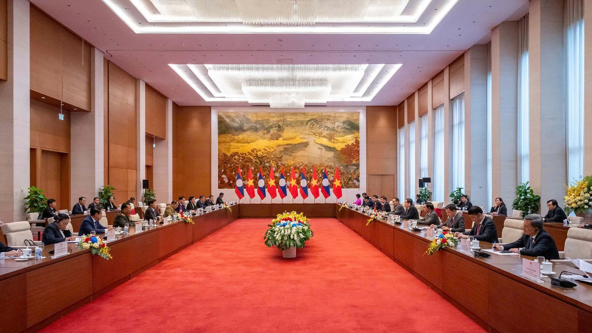 Chủ tịch Quốc hội Trần Thanh Mẫn hội kiến Tổng Bí thư, Chủ tịch nước Lào Thongloun Sisoulith Chủ tịch Quốc hội Trần Thanh Mẫn hội kiến Tổng Bí thư, Chủ tịch nước Lào Thongloun Sisoulith