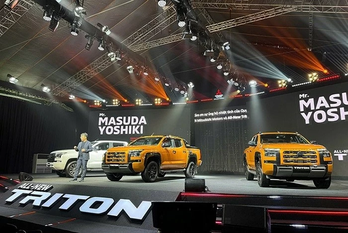 Cận cảnh Mitsubishi Triton 2024 ra mắt khách hàng Việt, giá từ 655 triệu đồng Cận cảnh Mitsubishi Triton 2024 ra mắt khách hàng Việt, giá từ 655 triệu đồng