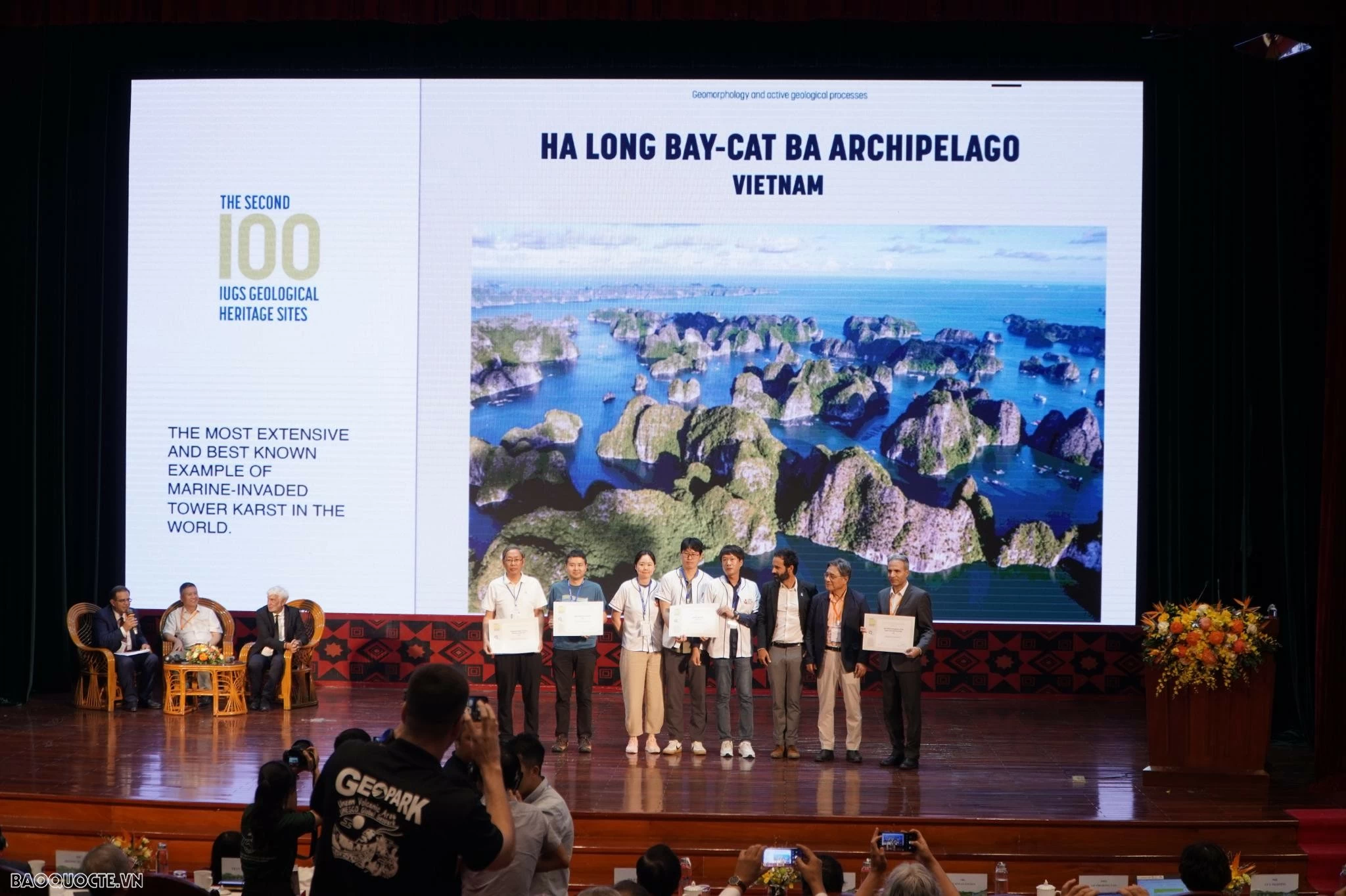 Lễ kỷ niệm 20 năm thành lập Mạng lưới Công viên địa chất toàn cầu Lễ kỷ niệm 20 năm thành lập Mạng lưới Công viên địa chất toàn cầu