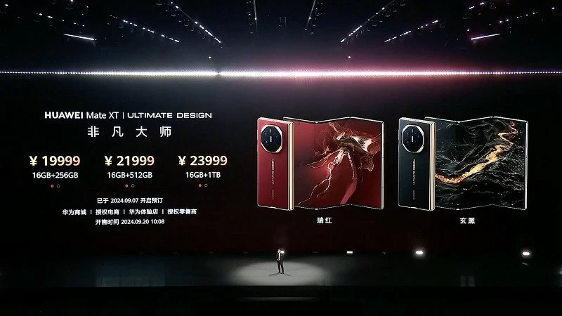 Lễ ra mắt mẫu smartphone màn hình gập ba Huawei Mate XT tại Trung Quốc Lễ ra mắt mẫu smartphone màn hình gập ba Huawei Mate XT tại Trung Quốc