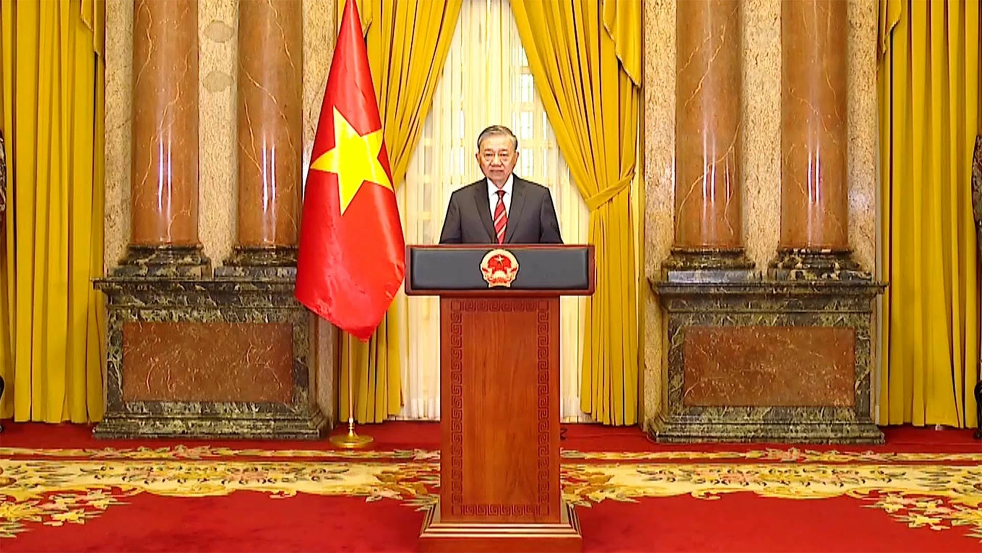 Tổng Bí thư, Chủ tịch nước Tô Lâm đã gửi thông điệp ghi hình tới sự kiện Lời kêu gọi toàn cầu về Hội nghị thượng đỉnh Tương lai Tổng Bí thư, Chủ tịch nước Tô Lâm đã gửi thông điệp ghi hình tới sự kiện Lời kêu gọi toàn cầu về Hội nghị thượng đỉnh Tương lai