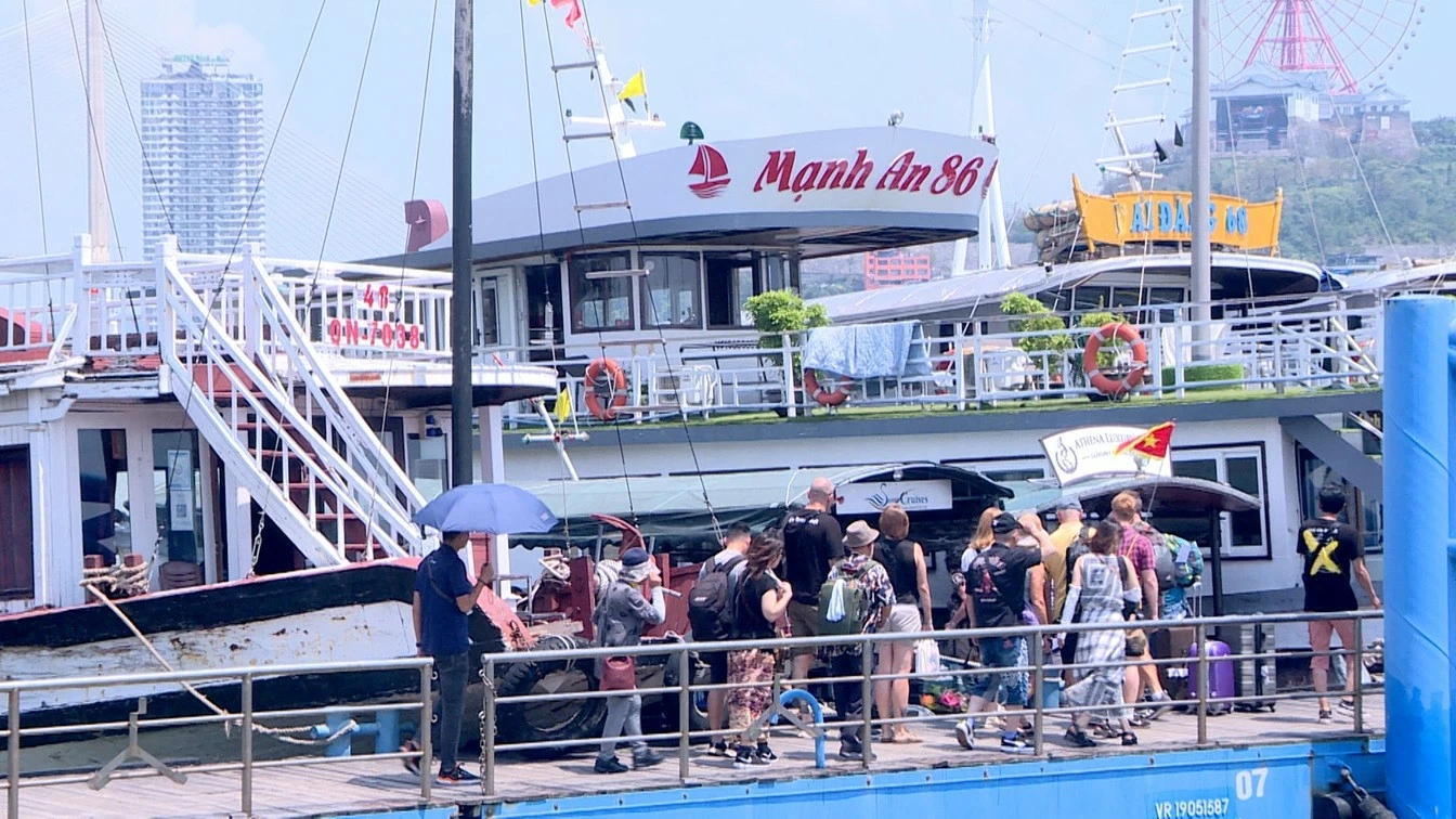 du khách quốc tế lên tàu ra thăm vịnh Hạ Long trong ngày hôm qua 13/9 du khách quốc tế lên tàu ra thăm vịnh Hạ Long trong ngày hôm qua 13/9