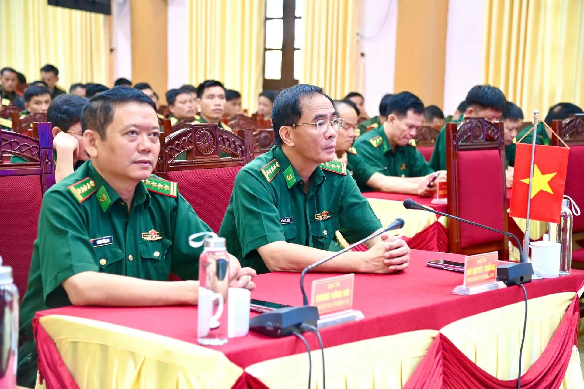 Tập huấn công tác quản lý biên giới cho 40 cán bộ Bộ đội Biên phòng Lào Tập huấn công tác quản lý biên giới cho 40 cán bộ Bộ đội Biên phòng Lào