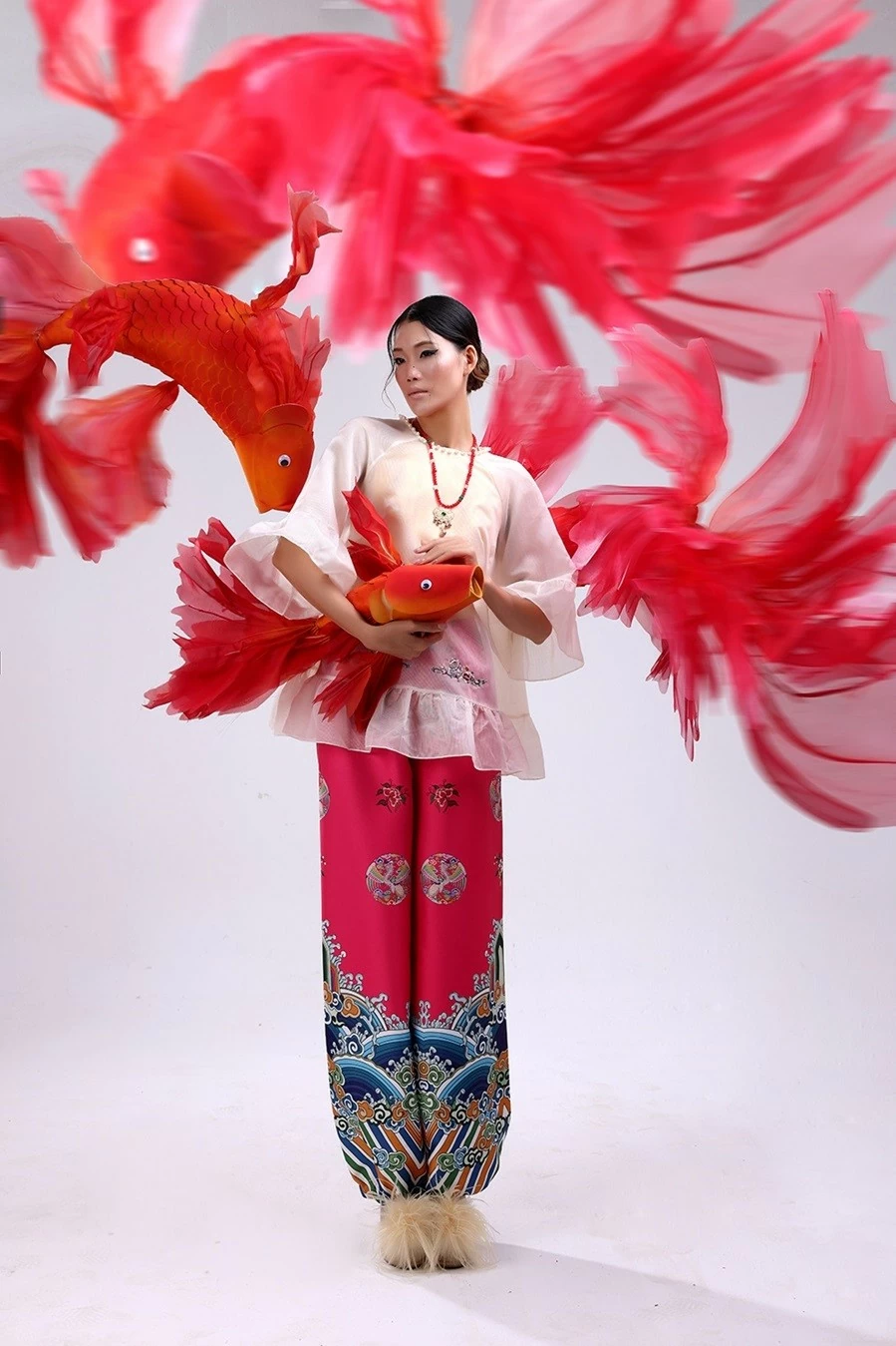 Áo dài Trung thu Áo dài Trung thu