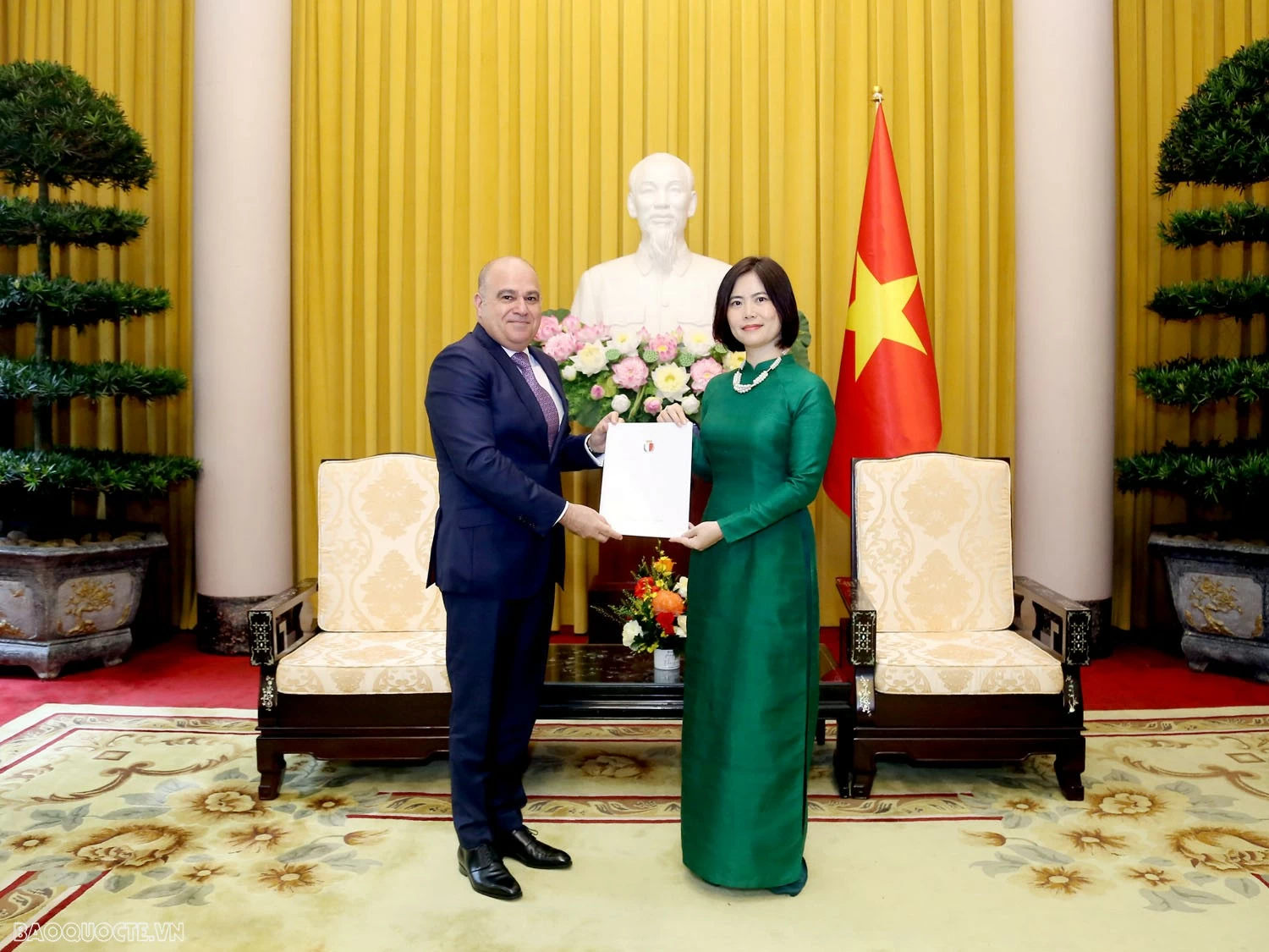 Bộ Ngoại giao tiếp nhận bản sao Thư ủy nhiệm bổ nhiệm Đại sứ tại Việt Nam Bộ Ngoại giao tiếp nhận bản sao Thư ủy nhiệm bổ nhiệm Đại sứ tại Việt Nam