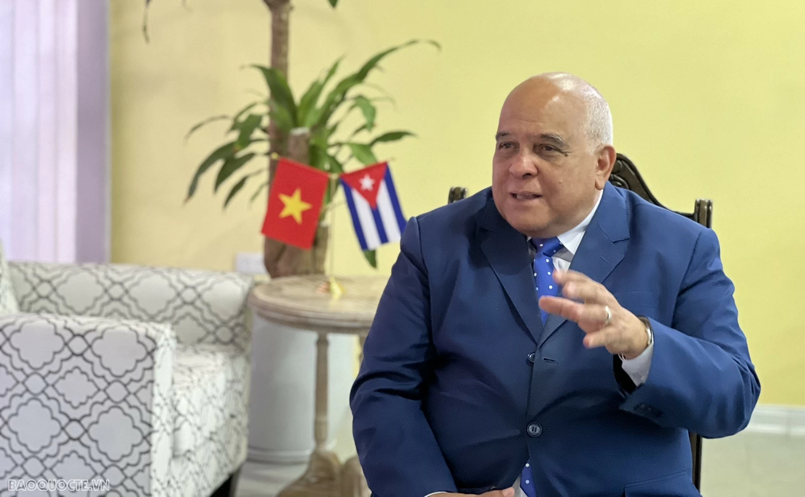 Đại sứ Cuba: Chuyến thăm của Tổng Bí thư, Chủ tịch nước Tô Lâm hứa hẹn những kết quả vượt bậc trên nhiều lĩnh vực Đại sứ Cuba: Chuyến thăm của Tổng Bí thư, Chủ tịch nước Tô Lâm hứa hẹn những kết quả vượt bậc trên nhiều lĩnh vực