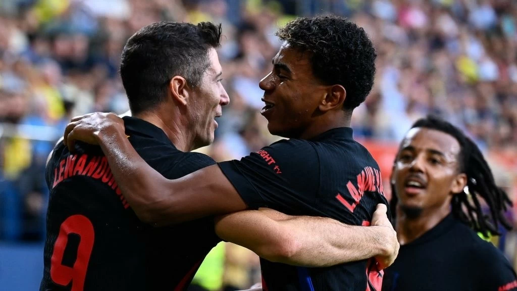 Yamal kiến tạo thần sầu, Raphinha ghi bàn đẹp mắt Yamal kiến tạo thần sầu, Raphinha ghi bàn đẹp mắt