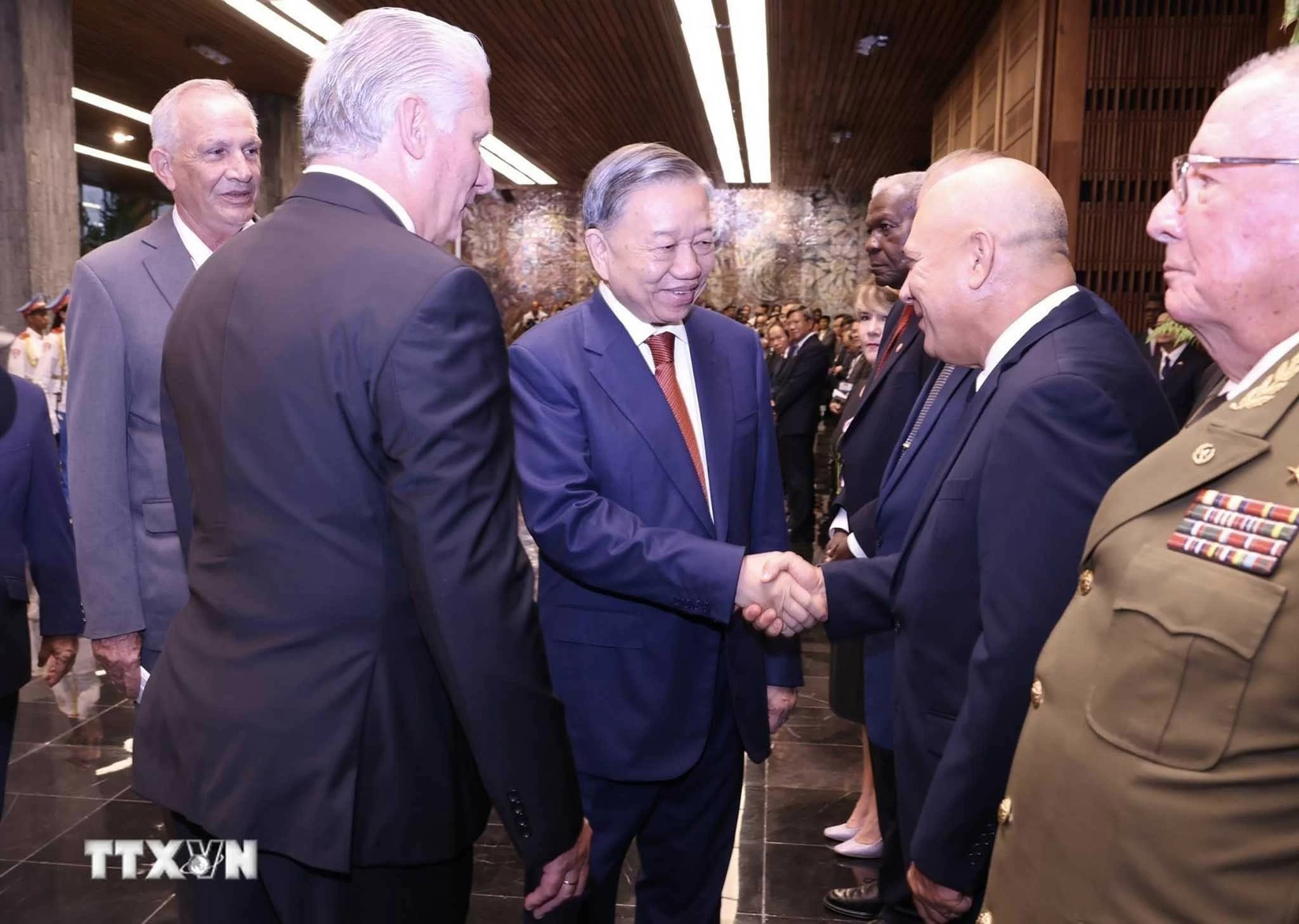 Bí thư thứ nhất, Chủ tịch nước Cuba chủ trì lễ đón chính thức Tổng Bí thư, Chủ tịch nước Tô Lâm Bí thư thứ nhất, Chủ tịch nước Cuba chủ trì lễ đón chính thức Tổng Bí thư, Chủ tịch nước Tô Lâm