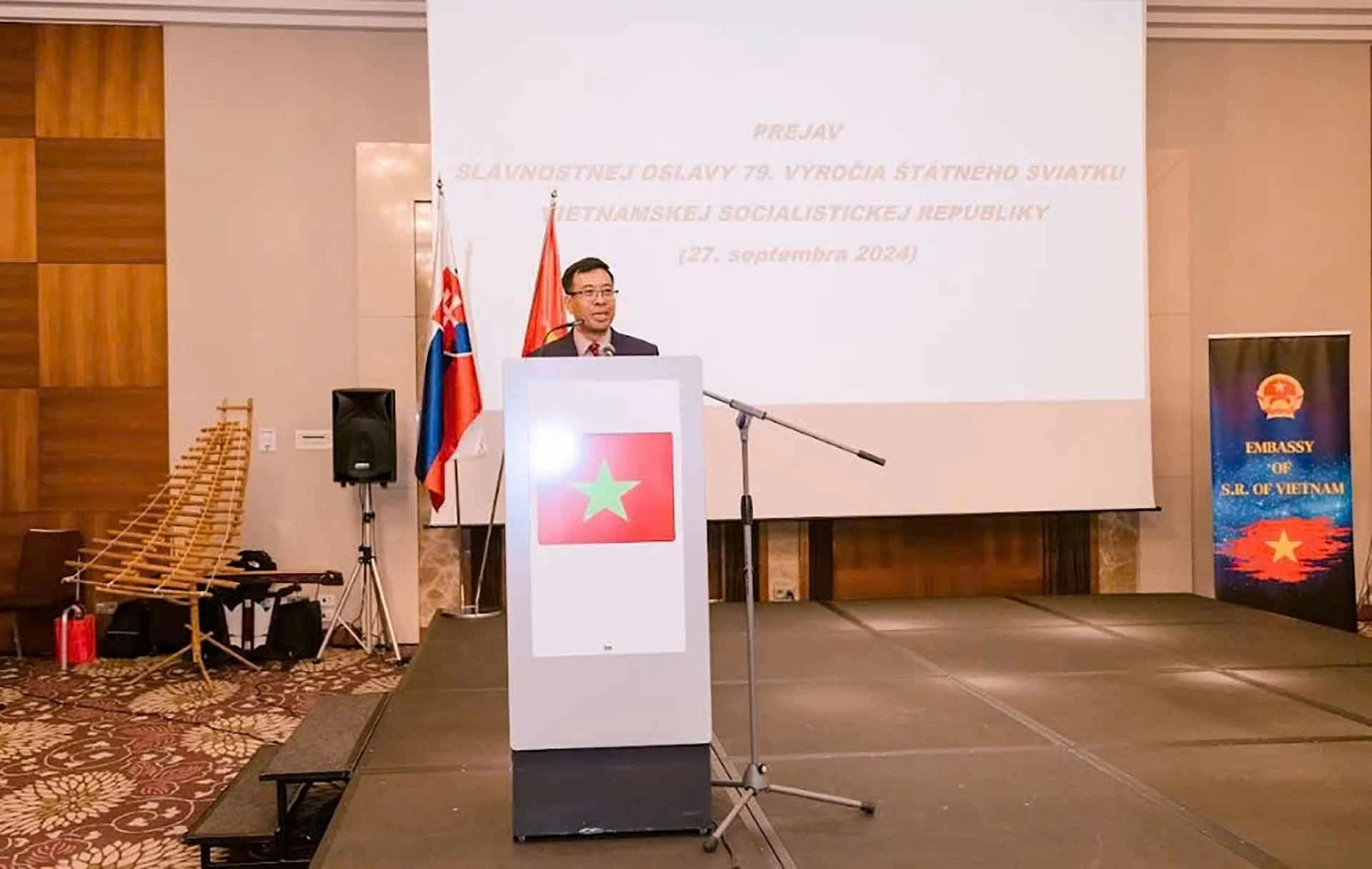 Kỷ niệm 79 năm Quốc khánh Việt Nam tại Slovakia Kỷ niệm 79 năm Quốc khánh Việt Nam tại Slovakia