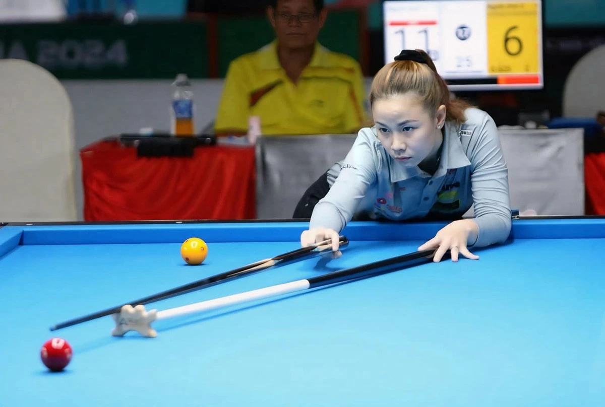 Nhan sắc hot girl billiards Nguyễn Hoàng Yến Nhi giành huy chương đồng thế giới Nhan sắc hot girl billiards Nguyễn Hoàng Yến Nhi giành huy chương đồng thế giới