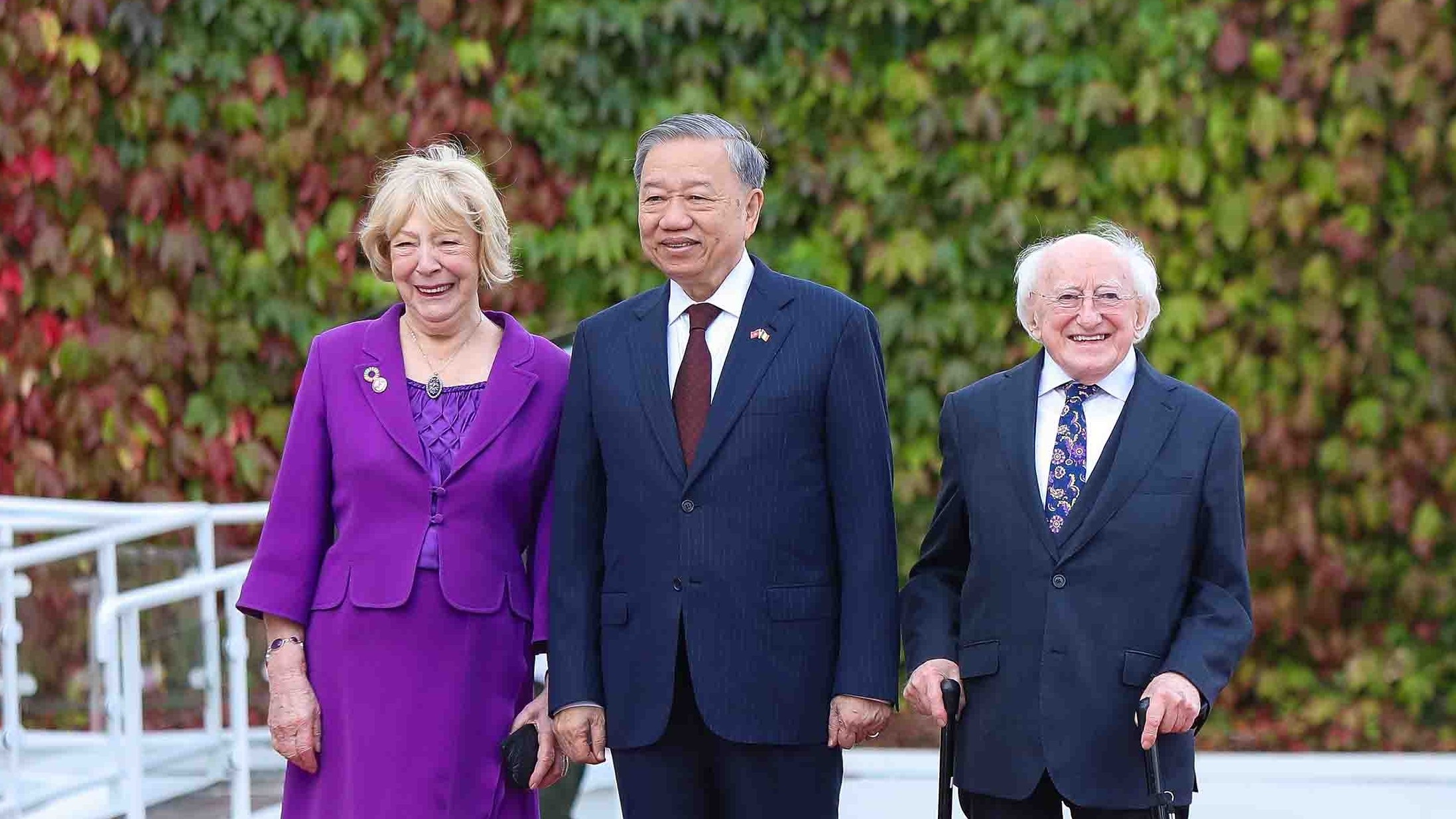 Lễ đón chính thức Tổng Bí thư, Chủ tịch nước Tô Lâm tại thủ đô Dublin, Ireland