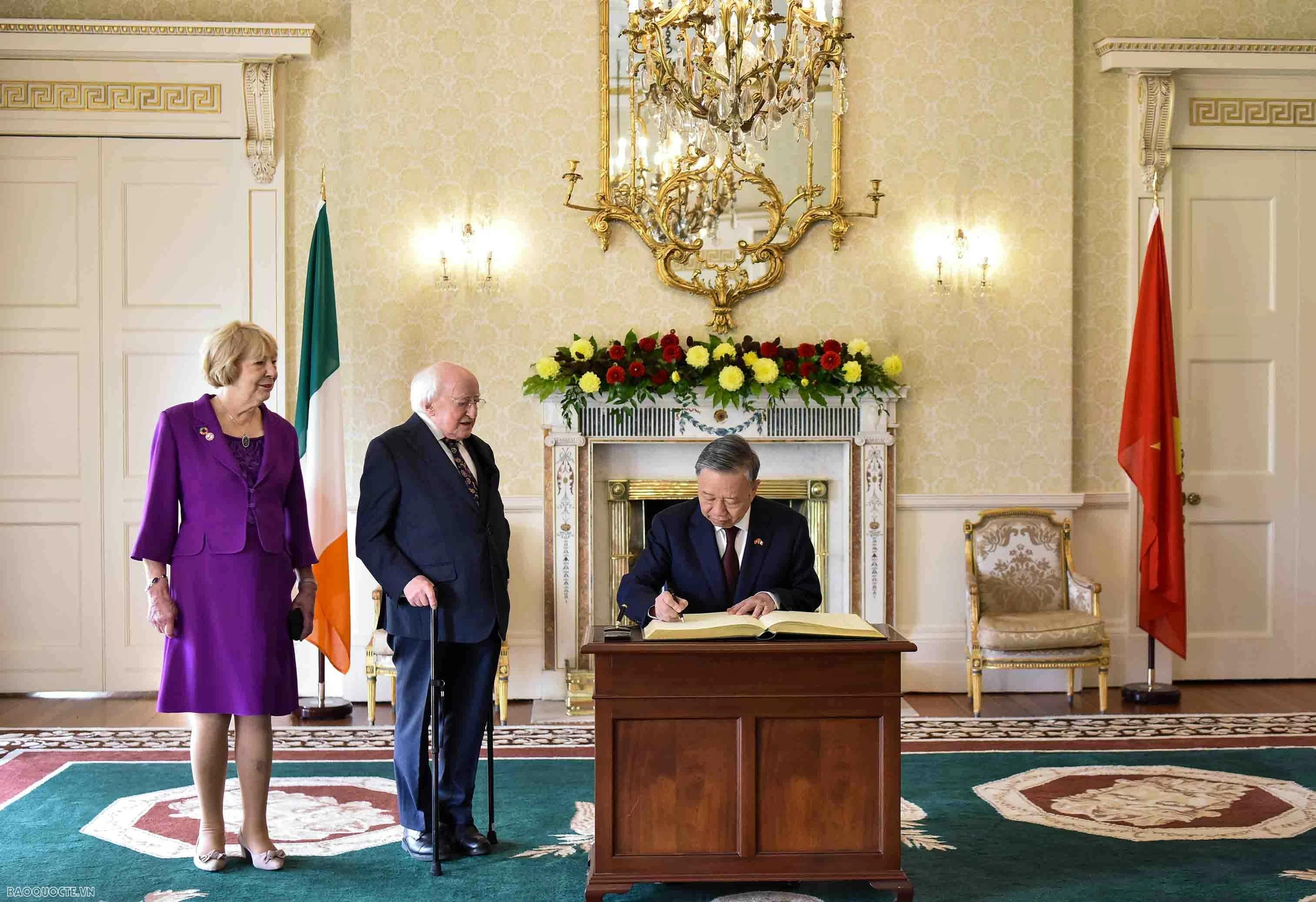 Lễ đón chính thức Tổng Bí thư, Chủ tịch nước Tô Lâm tại thủ đô Dublin, Ireland Lễ đón chính thức Tổng Bí thư, Chủ tịch nước Tô Lâm tại thủ đô Dublin, Ireland