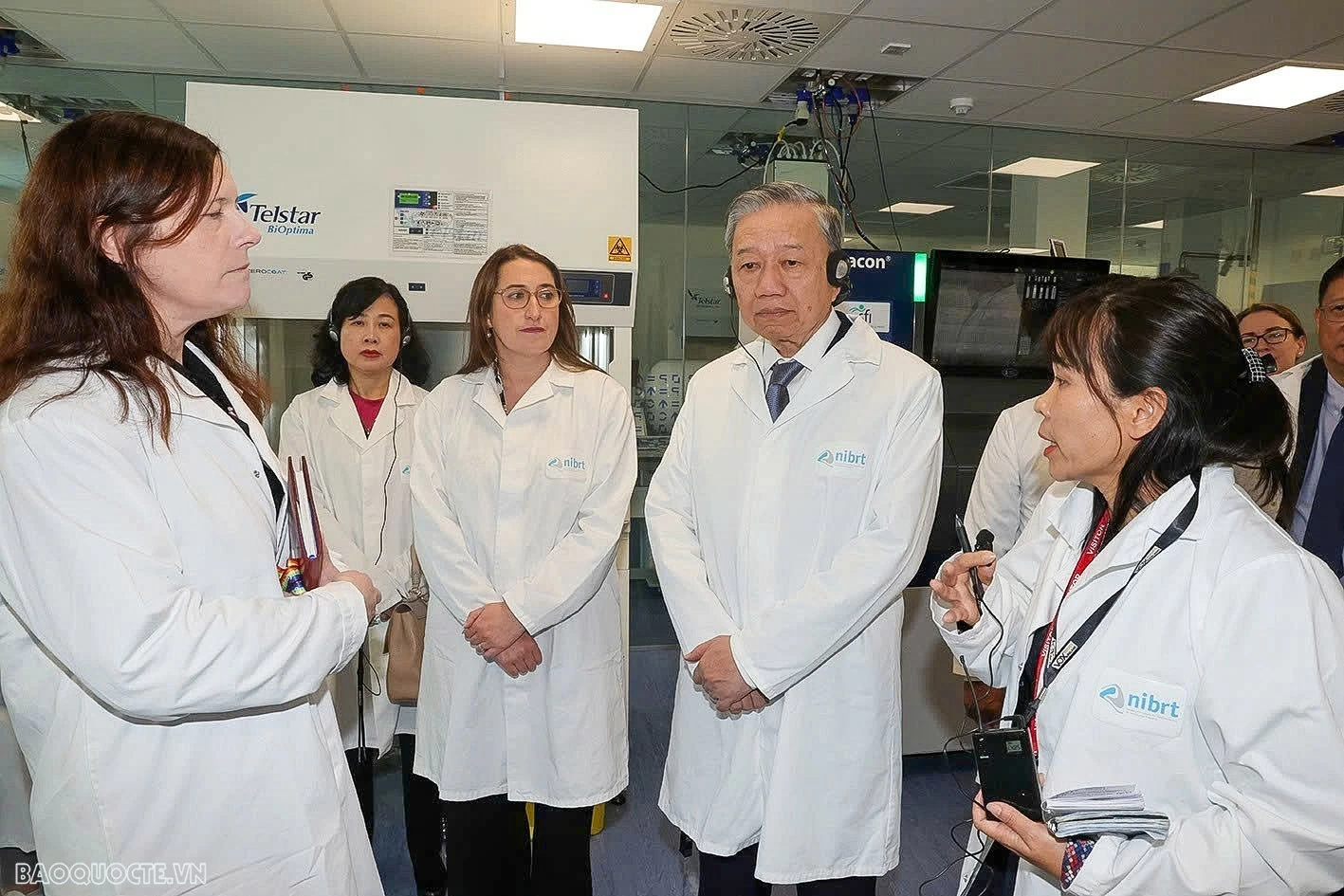 Tổng Bí thư, Chủ tịch nước Tô Lâm thăm Viện Nghiên cứu và Đào tạo sinh học quốc gia Ireland Tổng Bí thư, Chủ tịch nước Tô Lâm thăm Viện Nghiên cứu và Đào tạo sinh học quốc gia Ireland