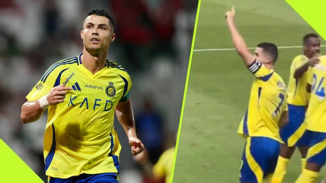 Cristiano Ronaldo nhảy điệu Al-Ardah ăn mừng hài hước Cristiano Ronaldo nhảy điệu Al-Ardah ăn mừng hài hước