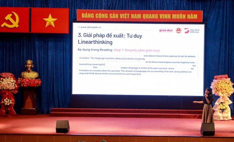 Nâng cao năng lực cho giáo viên môn tiếng Anh cấp THPT với tư duy mới Linearthinking Nâng cao năng lực cho giáo viên môn tiếng Anh cấp THPT với tư duy mới Linearthinking