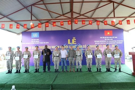 Đội Công binh số 3 của Việt Nam ra quân thực hiện nhiệm vụ tại Phái bộ UNISFA Đội công binh số 3 của Việt Nam ra quân thực hiện nhiệm vụ tại Phái bộ UNISFA