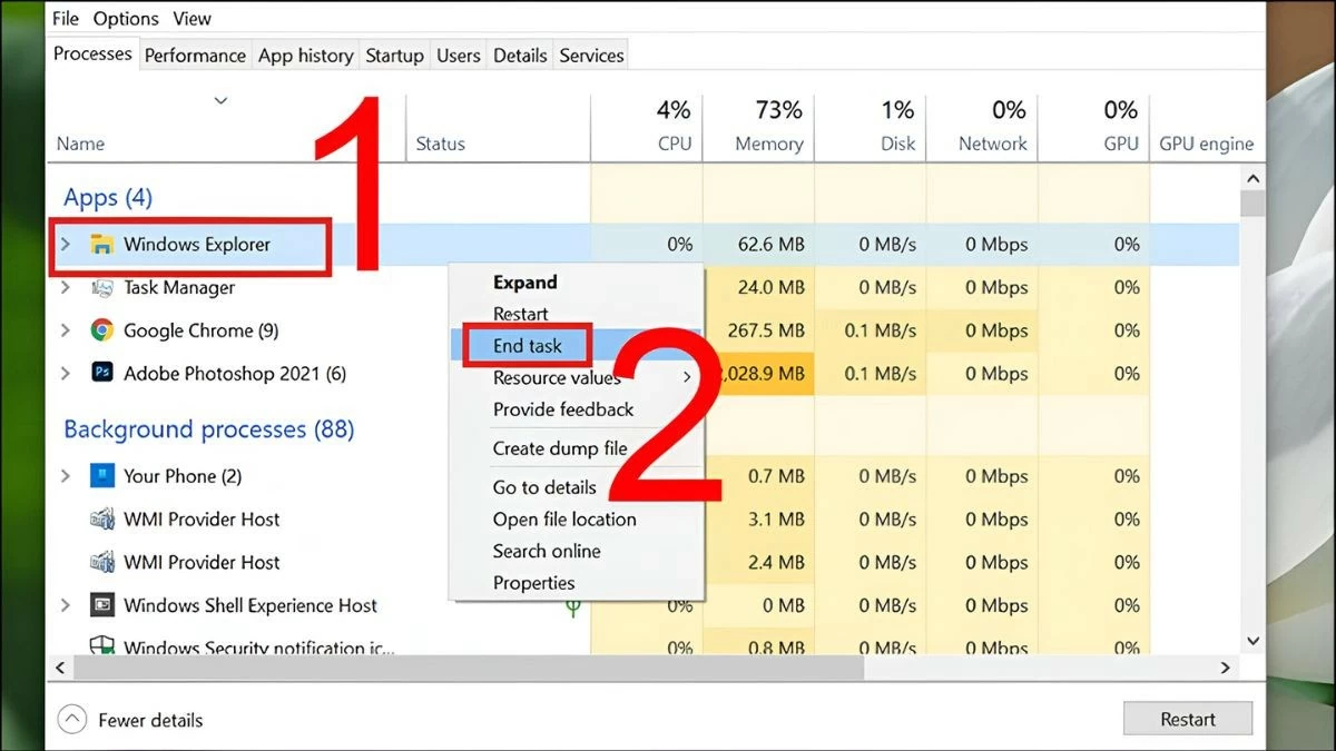 Khắc phục máy tính bị treo nhưng chuột vẫn chạy siêu dễ Khắc phục máy tính bị treo nhưng chuột vẫn chạy siêu dễ